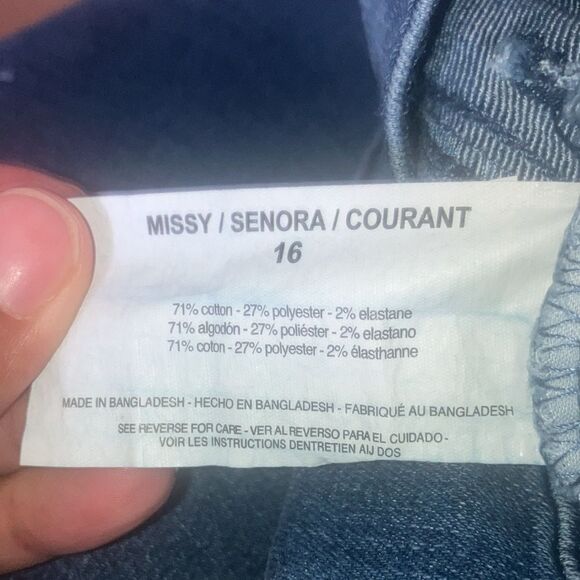 278. Gloria Vanderbilt Flawless Flex Supreme Stretch Amanda Jeans size 16 - Picture 4 of 4